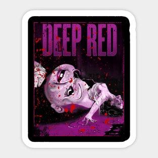 Giallo Masterpiece Red's Chilling Enigma Sticker